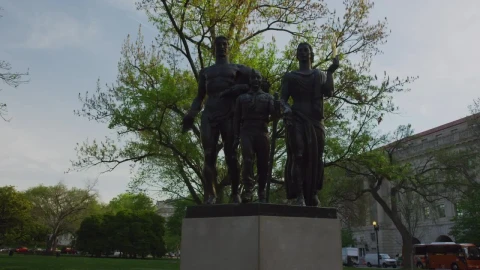 Stock Video Memorial Statue In Washingto Animated Wallpaper - Free Live Wallpaper