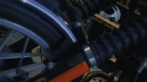 Stock Video Mechanisms Of A Motorcycle In A Worksho Animated Wallpaper - Free Live Wallpaper