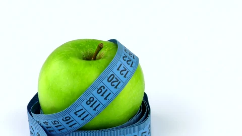 Stock Video Measuring Tape Around An Appl Animated Wallpaper - Free Live Wallpaper