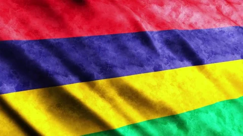 Stock Video Mauritius Waving Fla Animated Wallpaper - Free Live Wallpaper