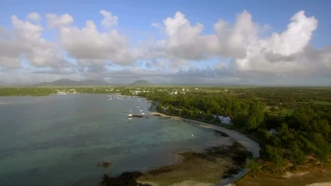 Stock Video Mauritius Coastline With Cloud Animated Wallpaper - Free Live Wallpaper