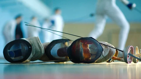 Stock Video Masks And Swords On The Ground During A Trainin Animated Wallpaper - Free Live Wallpaper