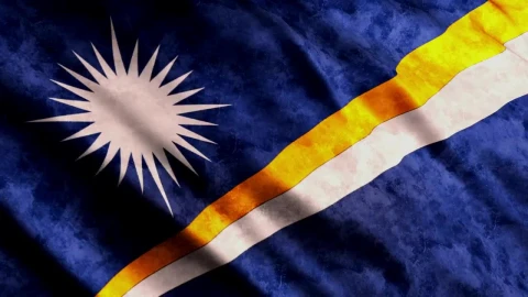 Stock Video Marshal Islands Flag Full Scree Animated Wallpaper - Free Live Wallpaper