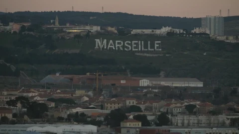 Stock Video Marseille Sign On The Hil Animated Wallpaper - Free Live Wallpaper