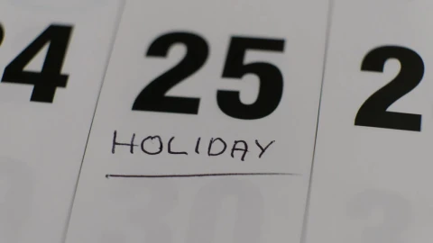 Stock Video Marking Christmas Day On The Calenda Animated Wallpaper - Free Live Wallpaper