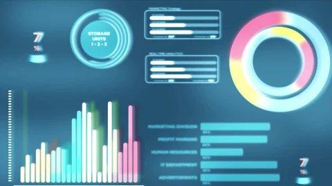 Stock Video Marketing Infographic Data Charts Animatio Animated Wallpaper - Free Live Wallpaper