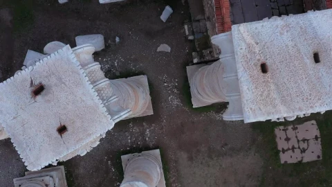 Stock Video Marble Structures In The Remains Of A Templ Animated Wallpaper - Free Live Wallpaper