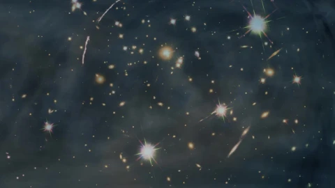 Stock Video Many Shining Stars In The Dark Sk Animated Wallpaper - Free Live Wallpaper