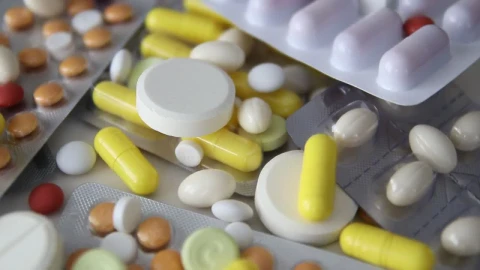 Stock Video Many Pills And Drugs Rotating Close U Animated Wallpaper - Free Live Wallpaper