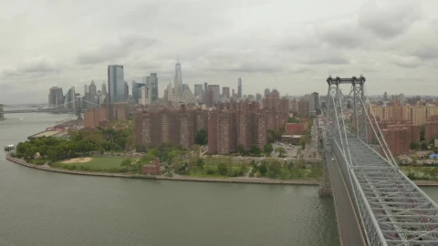 Stock Video Manhattans Coastline With Apartment Building Animated Wallpaper - Free Live Wallpaper