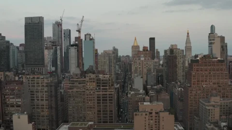 Stock Video Manhattan Skyline With Buildings And Skyscraper Animated Wallpaper - Free Live Wallpaper