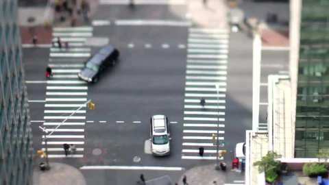 Stock Video Manhattan Crossroad Tilt Shift Sho Animated Wallpaper - Free Live Wallpaper