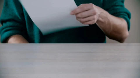 Stock Video Man With Pen And Paper On The Des Animated Wallpaper - Free Live Wallpaper