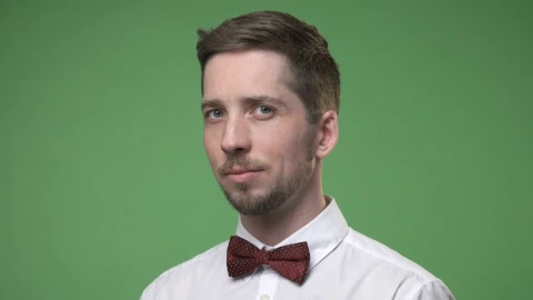Stock Video Man Wearing A Bow Ti Animated Wallpaper - Free Live Wallpaper