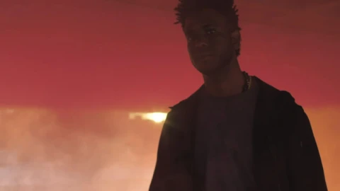 Stock Video Man Walking Through Colorful Smoke Bomb Animated Wallpaper - Free Live Wallpaper