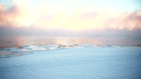 Stock Video Man Walking In Antarcti Animated Wallpaper - Free Live Wallpaper