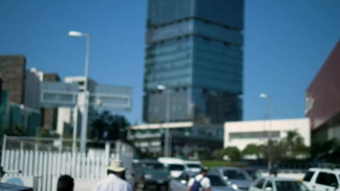 Stock Video Man Walking Among Traffic In The Cit Animated Wallpaper - Free Live Wallpaper