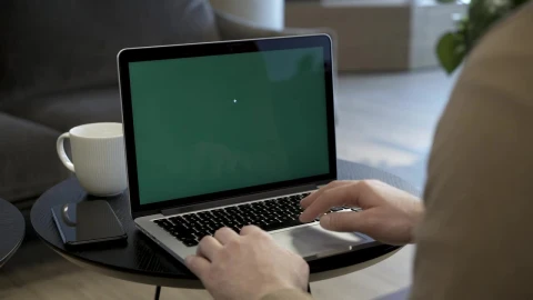 Stock Video Man Using The Touchpad On A Lapto Animated Wallpaper - Free Live Wallpaper