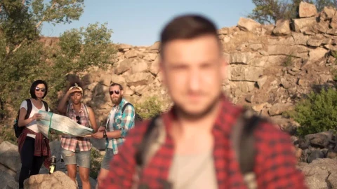 Stock Video Man Using Binoculars In The Wil Animated Wallpaper - Free Live Wallpaper