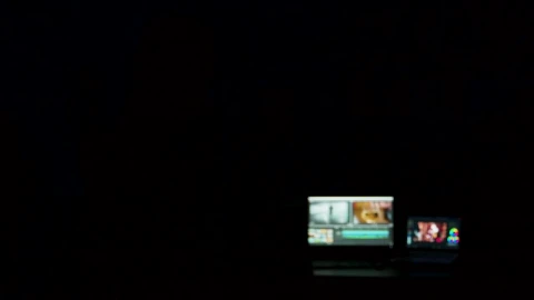 Stock Video Man Uses Futuristic Mobile App To Turn On The Light Animated Wallpaper - Free Live Wallpaper