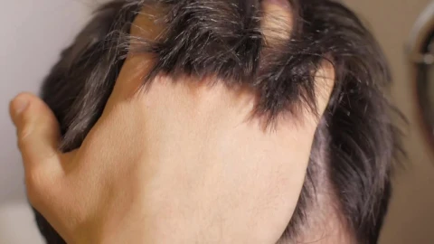 Stock Video Man Touching His Hair Close U Animated Wallpaper - Free Live Wallpaper