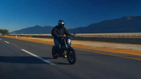 Stock Video Man Speeding A Road On A Motorcycl Animated Wallpaper - Free Live Wallpaper