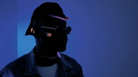 Stock Video Man Shaking Head With Lights Over Hi Animated Wallpaper - Free Live Wallpaper
