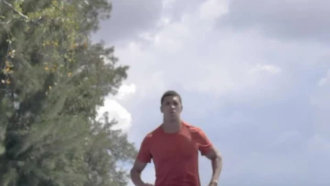 Stock Video Man Runs Past Ground Level Sho Animated Wallpaper - Free Live Wallpaper