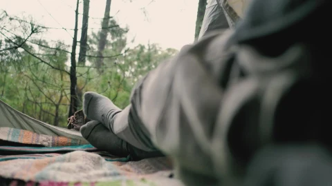 Stock Video Man Resting His Feet In His Ten Animated Wallpaper - Free Live Wallpaper