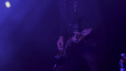 Stock Video Man Playing The Guitar On Stag Animated Wallpaper - Free Live Wallpaper