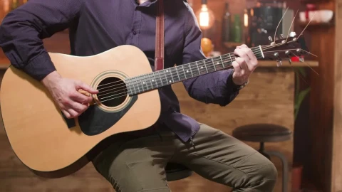 Stock Video Man Playing A Guitar In A Ba Animated Wallpaper - Free Live Wallpaper
