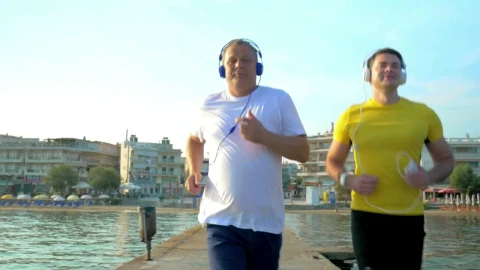 Stock Video Man Jogging With His So Animated Wallpaper - Free Live Wallpaper