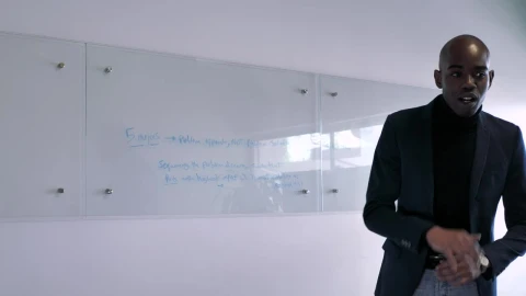 Stock Video Man Introducing A New Business Projec Animated Wallpaper - Free Live Wallpaper