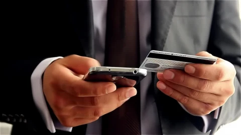 Stock Video Man In Suit Copying Data From A Card In Hi Animated Wallpaper - Free Live Wallpaper