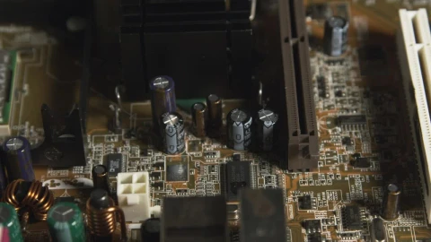 Stock Video Motherboard From An Old Computer Live Wallpaper - Free Live Wallpaper