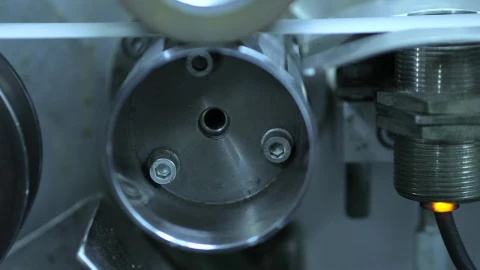 Stock Video Motor Of An Industrial Machine That Moves A Belt Live Wallpaper - Free Live Wallpaper