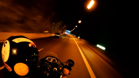 Stock Video Motorbike Racing Through Tunnels Live Wallpaper - Free Live Wallpaper