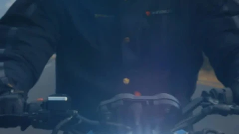 Stock Video Motorcyclist Traveling Fast In A Close Shot Live Wallpaper - Free Live Wallpaper