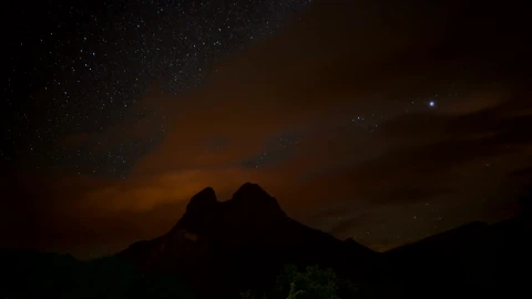 Stock Video Mountain During The Night Until Dawn Live Wallpaper - Free Live Wallpaper