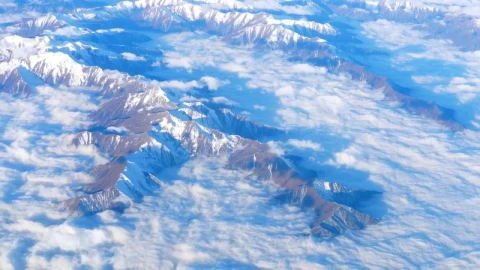 Stock Video Mountain Range View Form Airplane Live Wallpaper - Free Live Wallpaper