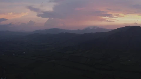 Stock Video Mountain Sunset On A Foggy Day Live Wallpaper - Free Live Wallpaper