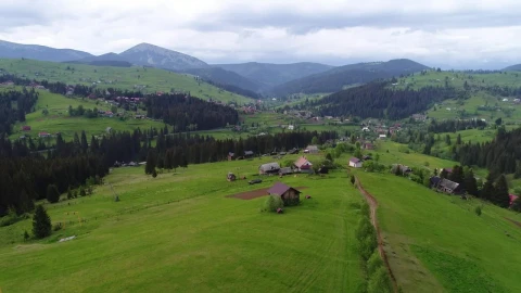 Stock Video Mountain Village Seen From The Air Live Wallpaper - Free Live Wallpaper