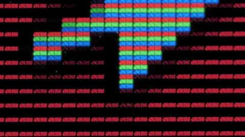 Stock Video Mouse Cursor Seen Very Closely On A Screen Live Wallpaper - Free Live Wallpaper