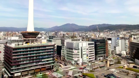 Stock Video Movement In A City Seen From Above Live Wallpaper - Free Live Wallpaper