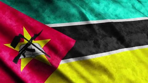 Stock Video Mozambique Flag From African Continent Live Wallpaper - Free Live Wallpaper