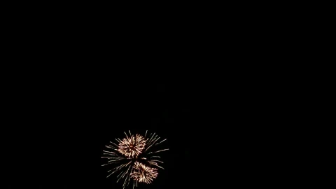 Stock Video Multi Colored Fireworks In The Night Sky Live Wallpaper - Free Live Wallpaper