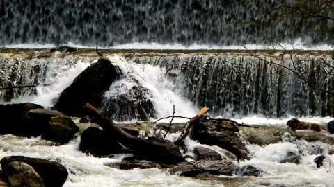 Stock Video Multi Level Waterfalls In A River Live Wallpaper - Free Live Wallpaper