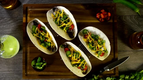 Stock Video Mushroom And Cheese Tacos Live Wallpaper - Free Live Wallpaper