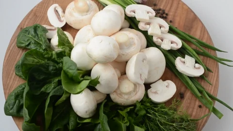 Stock Video Mushrooms And Vegetables Live Wallpaper - Free Live Wallpaper