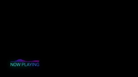Stock Video Music Lower Third With Audio Visualizer Live Wallpaper - Free Live Wallpaper